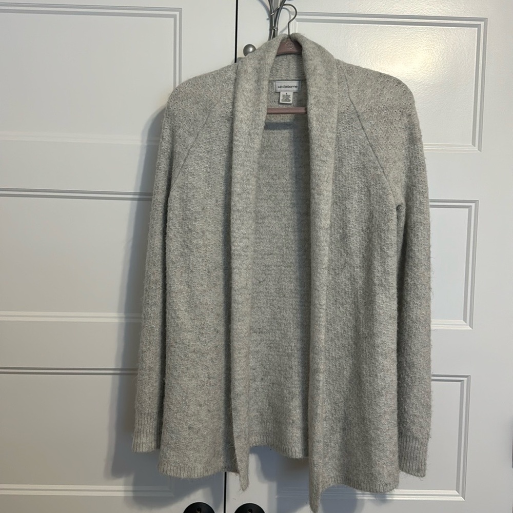 Liz Claiborne open swing sweater/cardigan size S